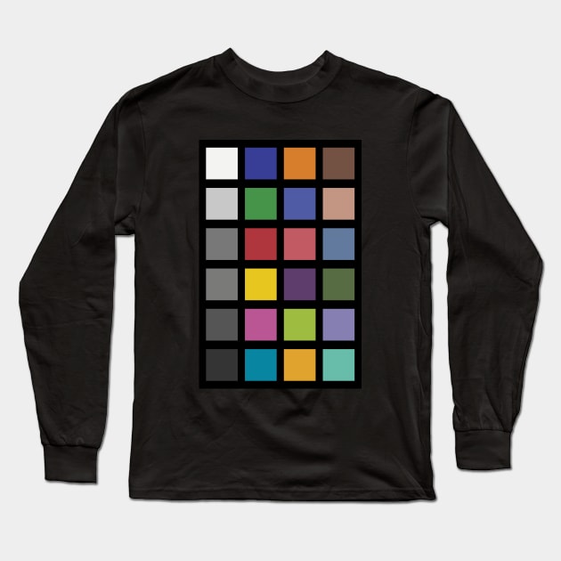 Color Chart (Squares) Long Sleeve T-Shirt by avperth